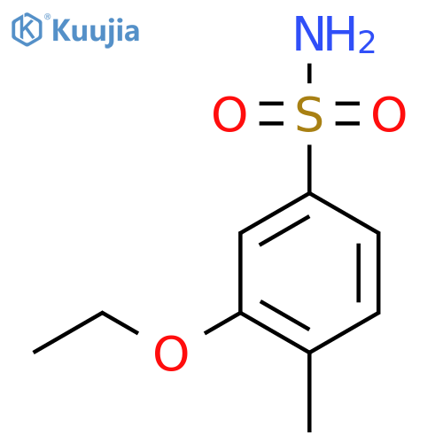 3-ethoxy-4-methylbenzene-1-sulfonamide structure