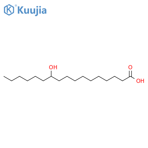 11-hydroxyheptadecanoic acid structure