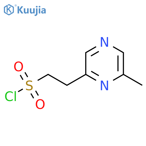 2-(6-methylpyrazin-2-yl)ethane-1-sulfonyl chloride structure