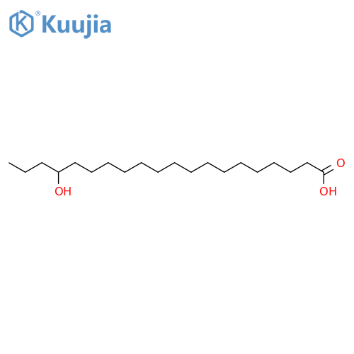 Eicosanoic acid, 17-hydroxy- structure