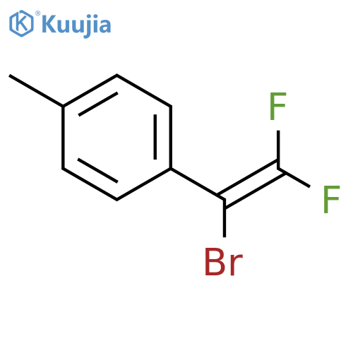 Benzene, 1-(1-bromo-2,2-difluoroethenyl)-4-methyl- structure