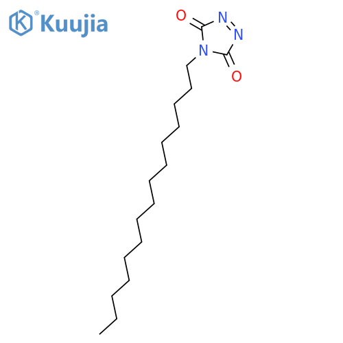 3H-1,2,4-Triazole-3,5(4H)-dione, 4-pentadecyl- structure