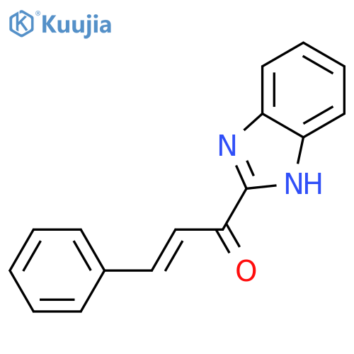 2-cinnamoylbenzimidazole structure