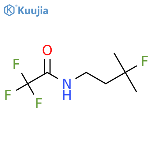 2,2,2-Trifluoro-N-(3-fluoro-3-methylbutyl)acetamide structure