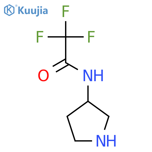 Acetamide, 2,2,2-trifluoro-N-(3S)-3-pyrrolidinyl- structure
