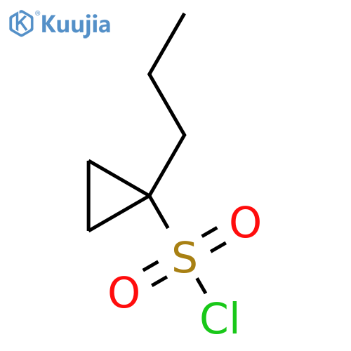 1-propylcyclopropane-1-sulfonyl chloride structure