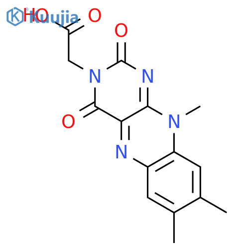 Lumiflavin-3-acetic Acid structure