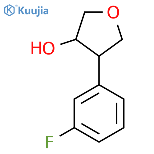 4-(3-Fluorophenyl)oxolan-3-ol structure