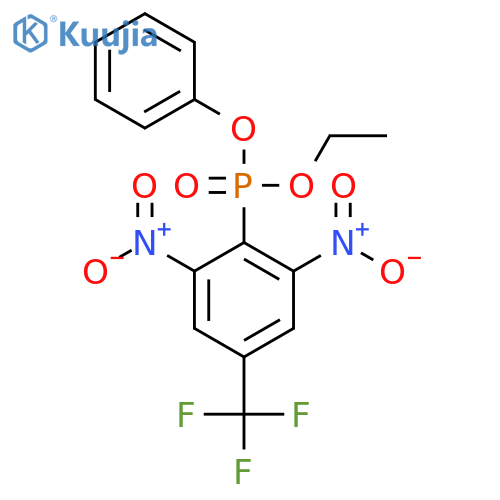 ethyl phenyl 2,6-dinitro-4-(trifluoromethyl)phenylphosphonate structure