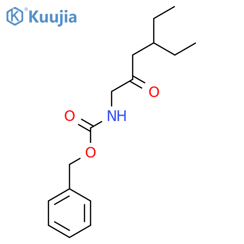 benzyl N-(4-ethyl-2-oxohexyl)carbamate structure