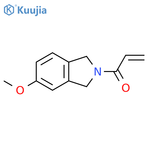1-(1,3-Dihydro-5-methoxy-2H-isoindol-2-yl)-2-propen-1-one structure
