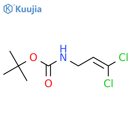tert-butyl N-(3,3-dichloroprop-2-en-1-yl)carbamate structure