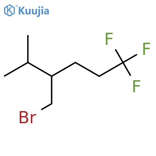 Hexane, 4-(bromomethyl)-1,1,1-trifluoro-5-methyl- structure