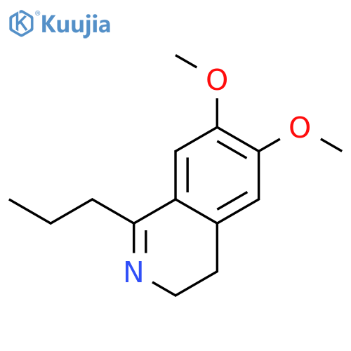 1-Propyl-3,4-dihydro-6,7-dimethoxyisoquinoline structure