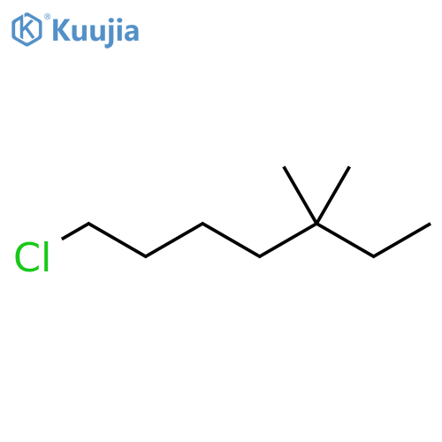 Heptane, 1-chloro-5,5-dimethyl- structure