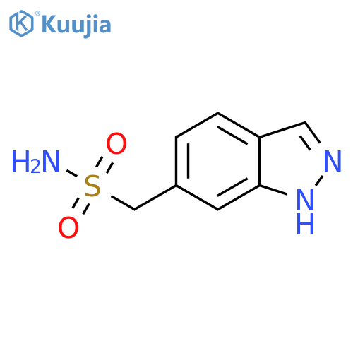 (1H-indazol-6-yl)methanesulfonamide structure