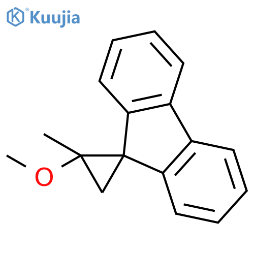 Spiro[cyclopropane-1,9'-[9H]fluorene], 2-methoxy-2-methyl- structure