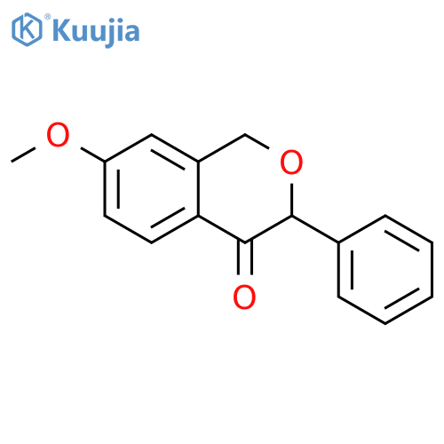1H-2-BENZOPYRAN-4(3H)-ONE, 7-METHOXY-3-PHENYL- structure