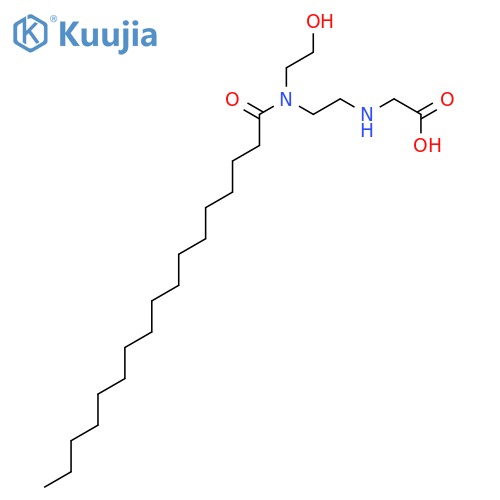 Glycine, N-[2-[(2-hydroxyethyl)(1-oxoheptadecyl)amino]ethyl]- structure