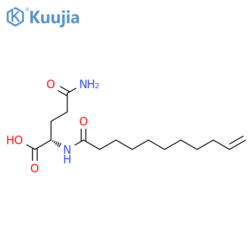 L-Glutamine, N2-(1-oxo-10-undecenyl)- structure
