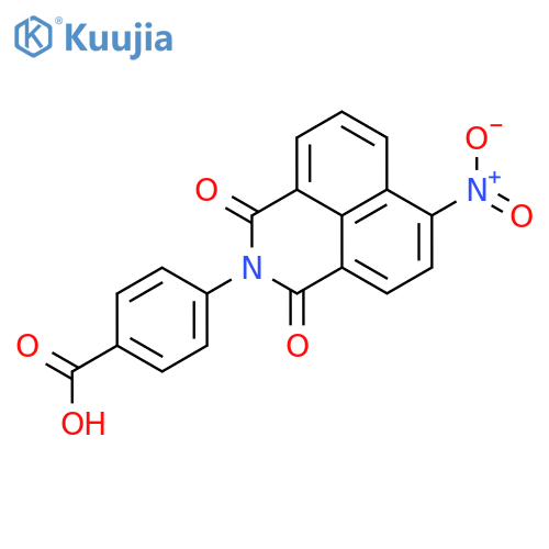 4-{10-nitro-2,4-dioxo-3-azatricyclo7.3.1.0,5,13trideca-1(13),5,7,9,11-pentaen-3-yl}benzoic acid structure