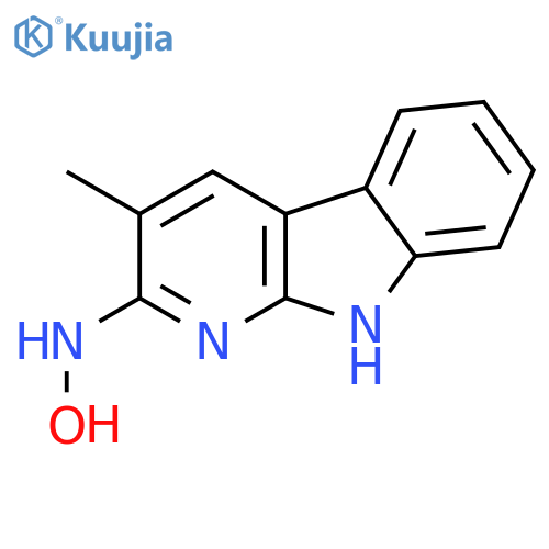 N-hydroxy-3-methyl-9H-Pyrido[2,3-b]indol-2-amine structure