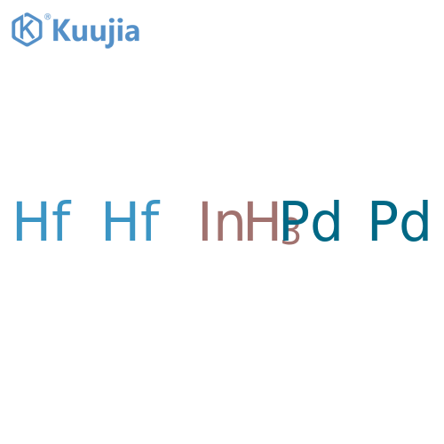 Hafnium, compd. with indium and palladium (2:1:2) structure