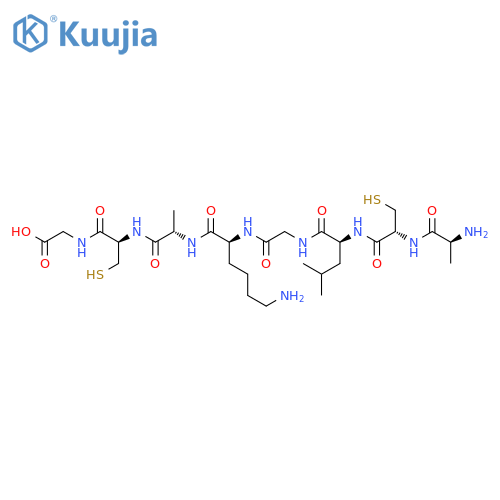 Glycine, L-alanyl-L-cysteinyl-L-leucylglycyl-L-lysyl-L-alanyl-L-cysteinyl- structure