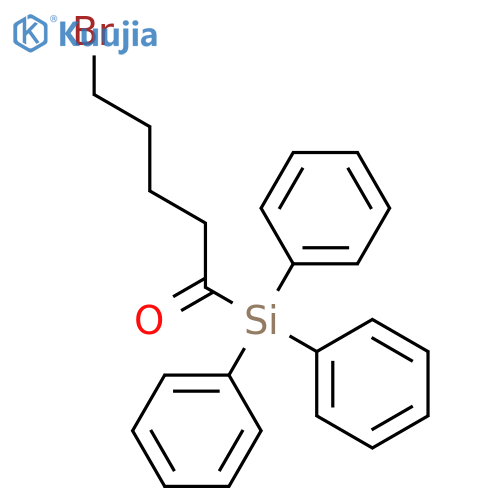 Silane, (5-bromo-1-oxopentyl)triphenyl- structure