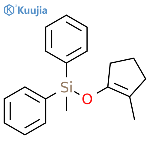 Silane, methyl[(2-methyl-1-cyclopenten-1-yl)oxy]diphenyl- structure