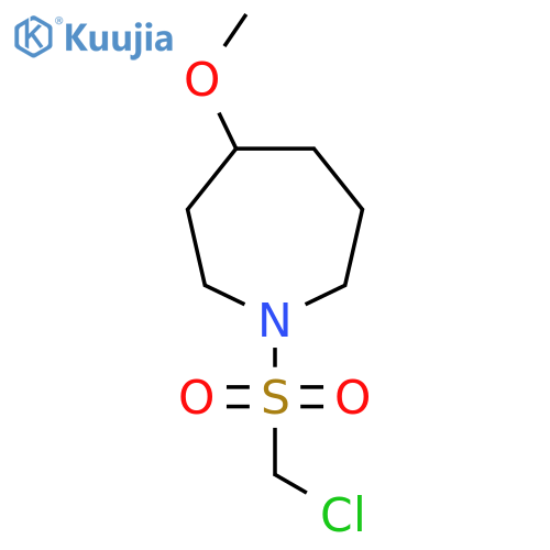 1-Chloromethanesulfonyl-4-methoxyazepane structure