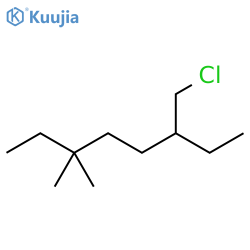 Octane, 6-(chloromethyl)-3,3-dimethyl- structure