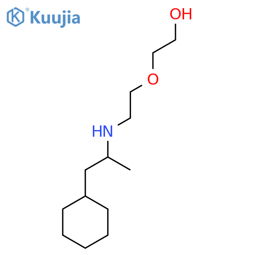 2-{2-(1-cyclohexylpropan-2-yl)aminoethoxy}ethan-1-ol structure