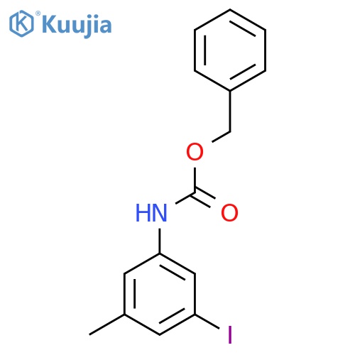 benzyl N-(3-iodo-5-methylphenyl)carbamate structure