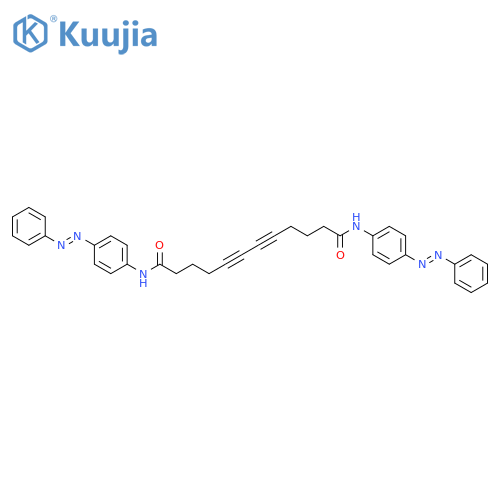 5,7-Dodecadiynediamide, N1,N12-bis[4-(2-phenyldiazenyl)phenyl]- structure