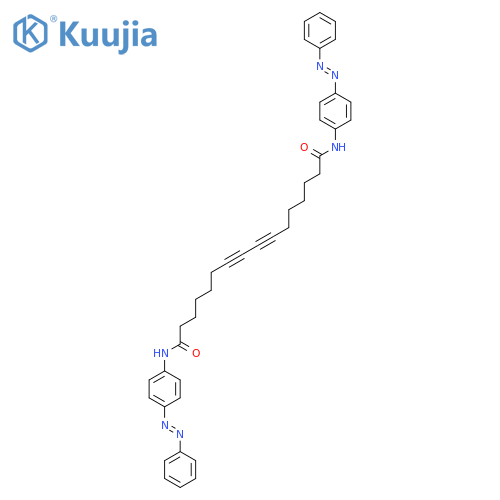 7,9-Hexadecadiynediamide, N1,N16-bis[4-(2-phenyldiazenyl)phenyl]- structure