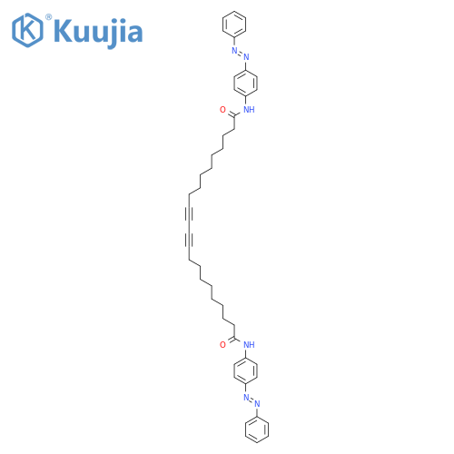 10,12-Docosadiynediamide, N1,N22-bis[4-(2-phenyldiazenyl)phenyl]- structure