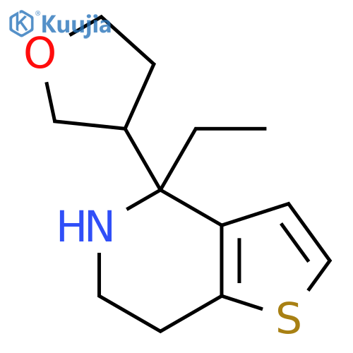 4-ethyl-4-(oxolan-3-yl)-4H,5H,6H,7H-thieno3,2-cpyridine structure
