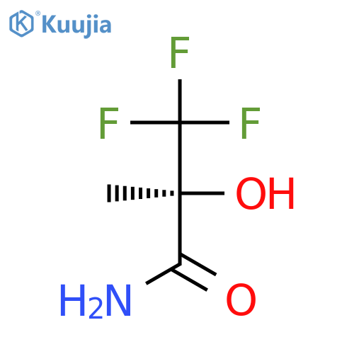 Propanamide, 3,3,3-trifluoro-2-hydroxy-2-methyl-, (2S)- structure