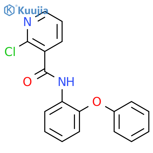 3-Pyridinecarboxamide, 2-chloro-N-(2-phenoxyphenyl)- structure