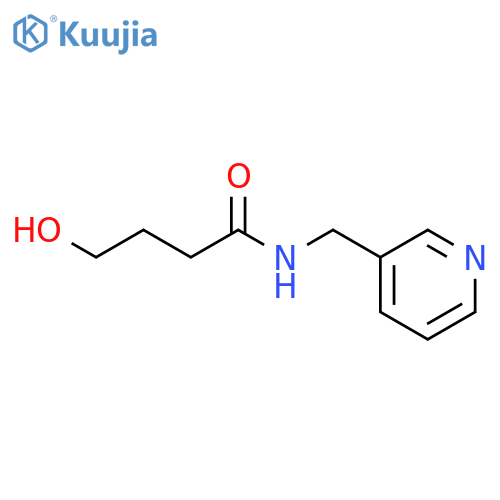 Butanamide, 4-hydroxy-N-(3-pyridinylmethyl)- structure