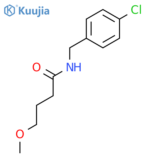 Butanamide, N-[(4-chlorophenyl)methyl]-4-methoxy- structure