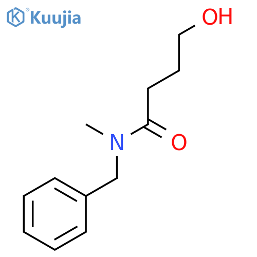 N-benzyl-4-hydroxy-N-methylbutanamide structure