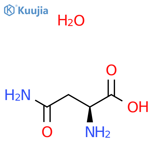 L-Asparagine-13C4, 15N2 Hydrate structure