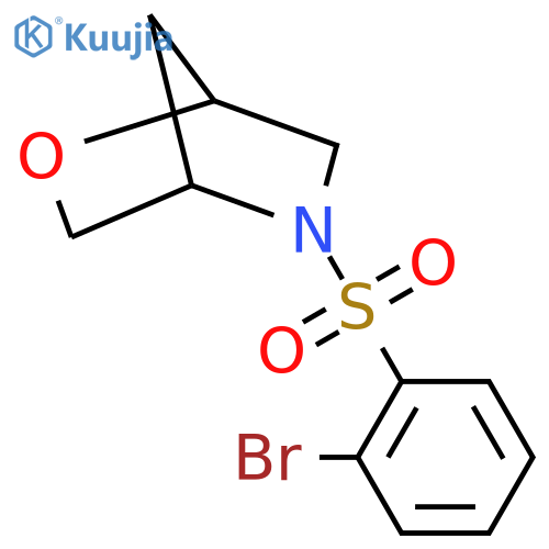 5-(2-bromobenzenesulfonyl)-2-oxa-5-azabicyclo[2.2.1]heptane structure