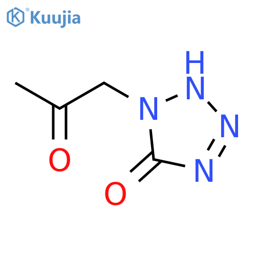5H-Tetrazol-5-one, 1,2-dihydro-1-(2-oxopropyl)- (9CI) structure
