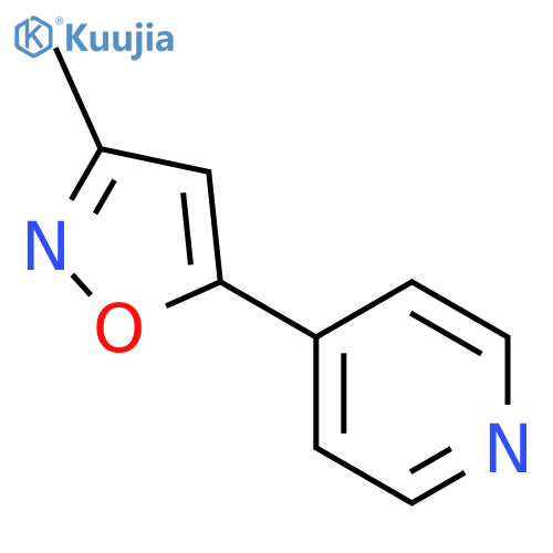 Pyridine,4-(3-methyl-5-isoxazolyl)- structure