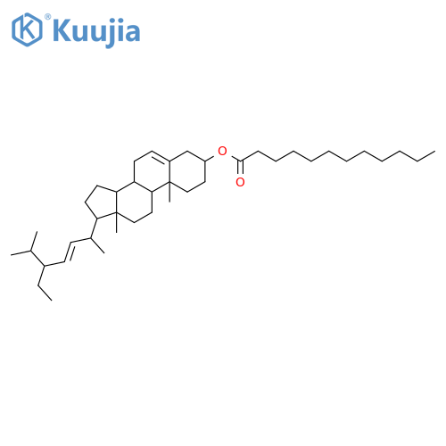 [17-(5-ethyl-6-methylhept-3-en-2-yl)-10,13-dimethyl-2,3,4,7,8,9,11,12,14,15,16,17-dodecahydro-1h-cyclopenta[a]phenanthren-3-yl] Dodecanoate structure