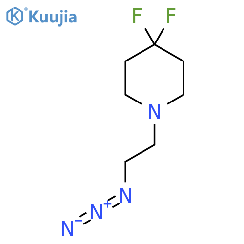 1-(2-Azidoethyl)-4,4-difluoropiperidine structure