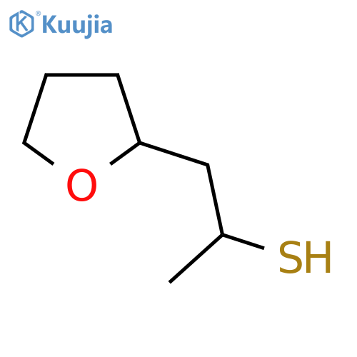 1-(oxolan-2-yl)propane-2-thiol structure